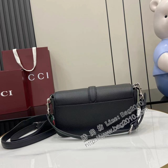 Gucci專櫃古馳2025春夏系列最新款原廠皮斜挎包肩背包 jh2712型號：821623